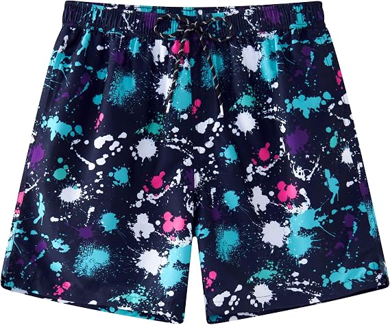 westwolf Mens Swim Trunks with Mesh Lining Quick Dry Mens Bathing Suit for Summer and Beach
