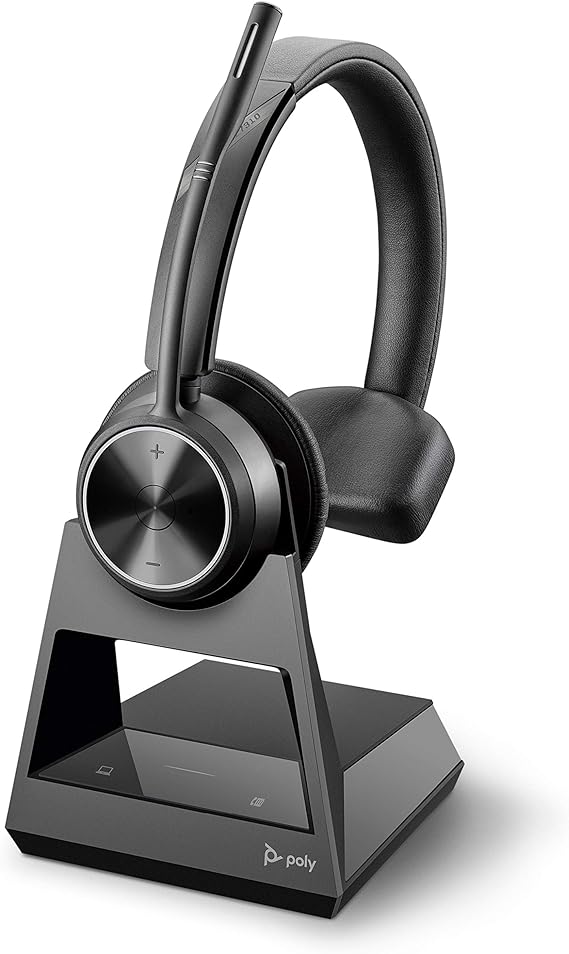 Poly Savi 7310 Ultra-Secure Wireless DECT Headset System,Black