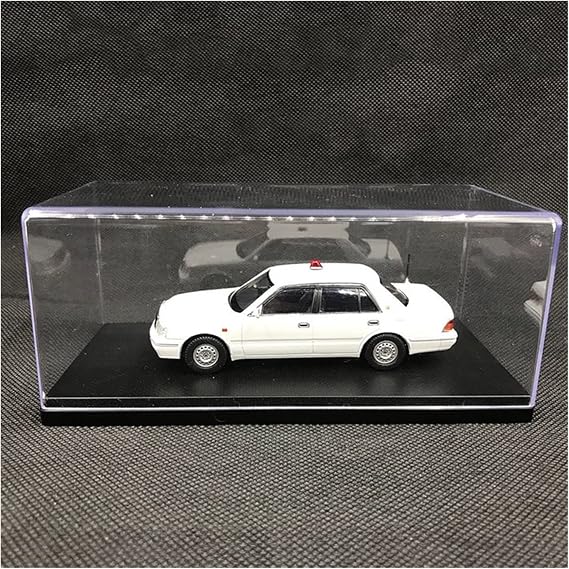 Scale Finished Model Car 1/43 For Toyota Corolla Alloy Diecast Police Car Model Simulation Vehicle Adult Collectible Souvenir Miniature Replica Car (Color : White)