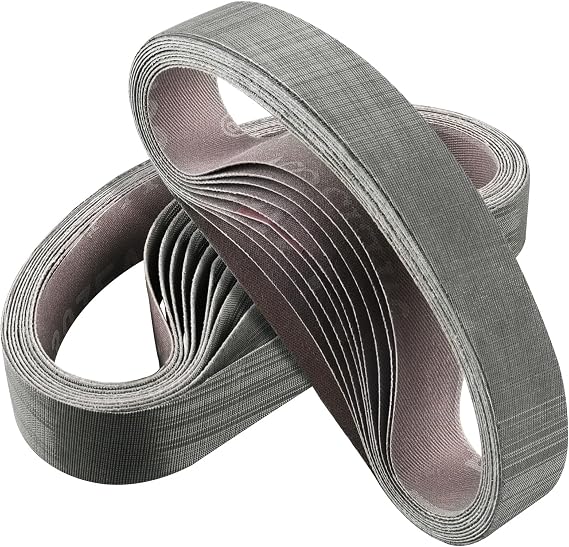 Knife Sharpener Sanding Belts 19 x 305 mm 10 Pieces 1200 Fine Grain Replacement Sanding Belt Set for Ken Onion Edition Knife Sharpener