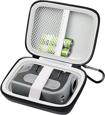 Microscope Case for Carson MicroBrite Plus 60x-120x LED Lighted Pocket Microscope, Storage Holder for LAKWARfor BEBANG Portable Handheld Mini Kids Microscopes - Box Only - Grey