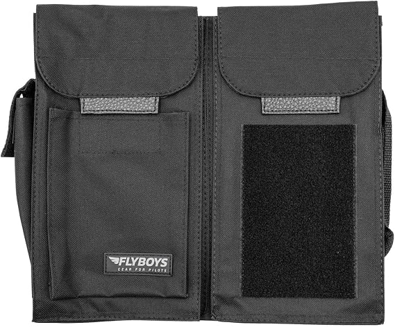 FlyBoys T-6 NavMaster Saddlebag Military Aviation Pubs & Checklist Storage Bag for T-6 Cockpit Operations