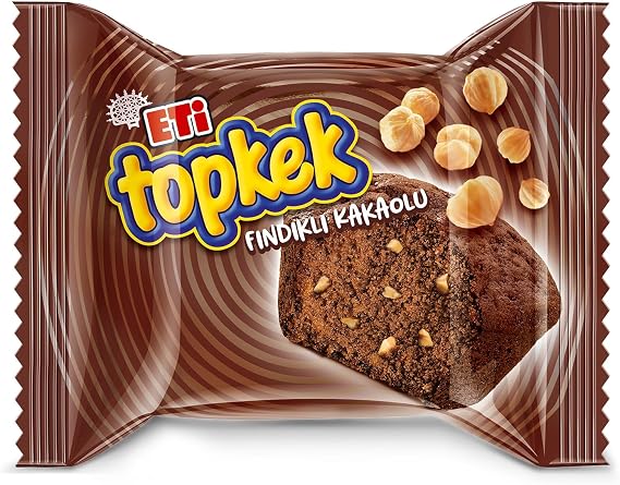 Eti Topkek Fındıklı Kakaolu Kek 35 g x 24 Adet