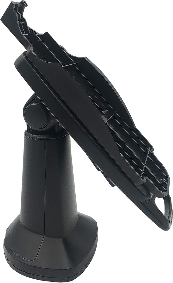 Discount Credit Card Supply Pax S80 7" Pole Mount Terminal Stand, Adhesive Installation, Black