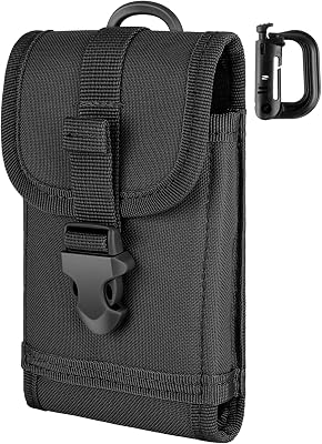 IronSeals Molle Tactical Pouch Compact Utility Gadget Waist Bag Phone Holster for iPhone 15 Pro1514 Pro1413 Pro1313 Mini12 Pro1212 mini11 Pro MaxXS Max, Samsung S24S23S22S20S10