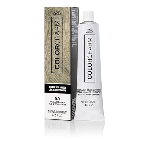 COLORCHARM Permanent Cream Hair Dye | Ash Blonde Color |100% Gray Coverage