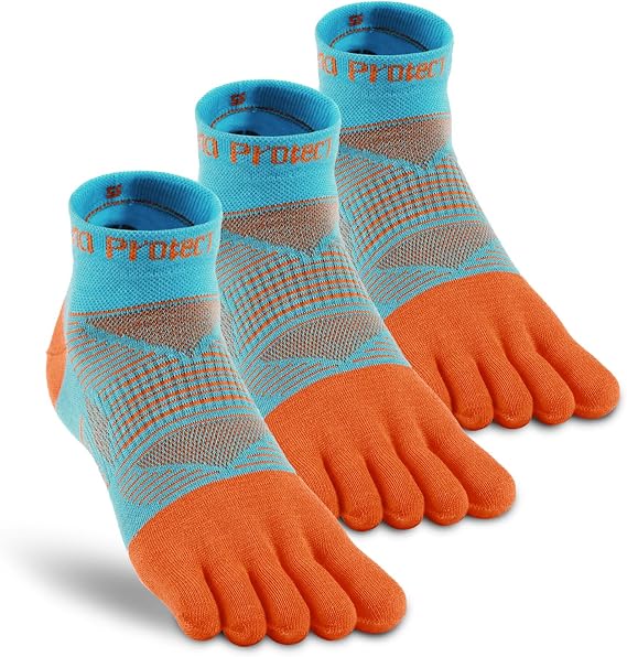 Merino Protect Merino Wool Toe Socks Women Men Thin Liner Socks Low Cut Athletic Sock 3 Pairs For Running Hiking