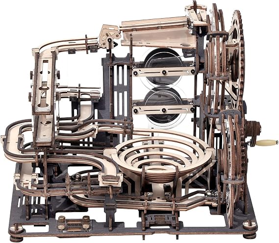 ROKR 3D Wooden Puzzles for Adult, Marble Run Puzzle Model Mechanical Marble Run Building Kits DIY Toy Hobbies for Adults for Men, Women