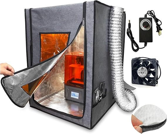 Multi-function 3D Printer Enclosure Ventilation Odor Eliminating Tent Cover