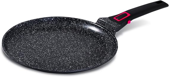 Baumalu Granit Pro 383608 Crepe Pan 28 cm Forged Aluminium Black