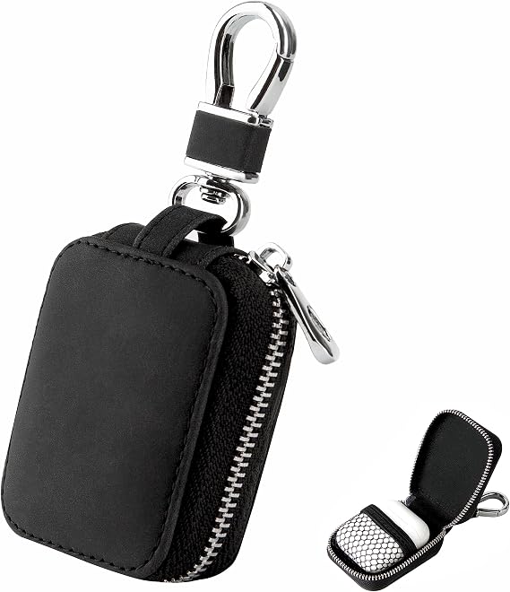 Earbud Case Headphone Storage Case Compatible with Airpods 1/2/3/Pro Wireless Earphones Carrying Pouch Small PU Leather Bag Shockproof Earpods Cover Universal Bag Travel Protection Pouche