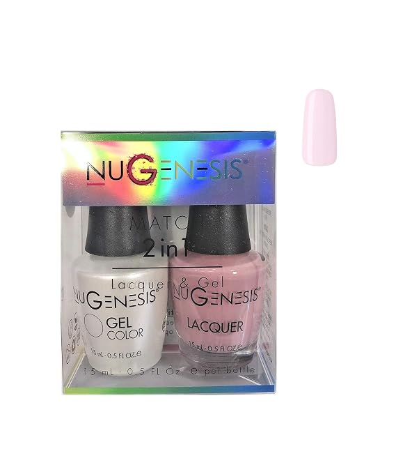 Nugenesis Matching Gel Lacquer Combo Polish | NU20 Tickle Me Pink