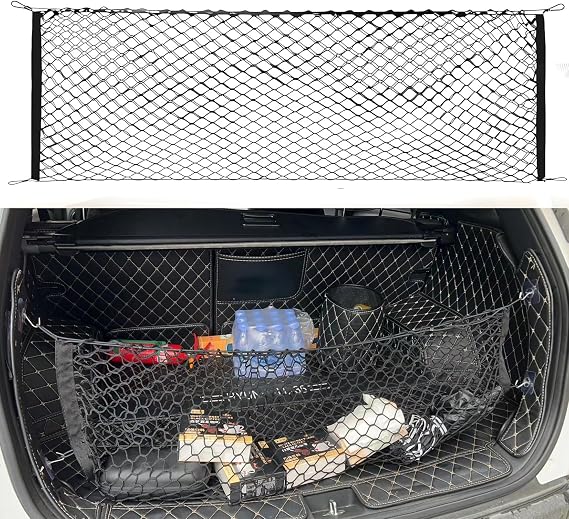 Rear Tailgate Trunk Cargo Net Compatible with 2000 to 2024 2025 2026 Lincoln Navigator
