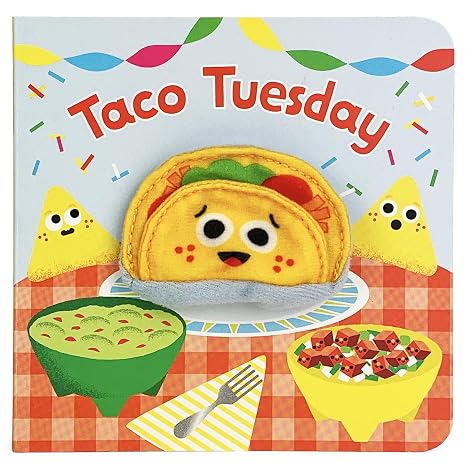 Taco Tuesday - Finger Puppet Board Book for Little Taco Lovers, Ages 1-4