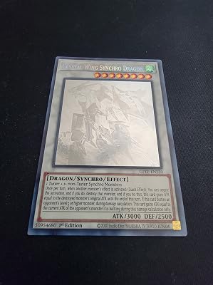 Crystal Wing Synchro Dragon - GFTP-EN130 - Ghost Rare - Ghosts from The Past - 1st Edition