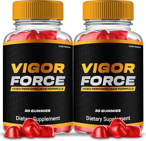 (2 Pack) Vigor Force, Official Maximum Potency Supplement, All Natural Ingredients, Vitamin Support Gummies VigorForce Made in USA