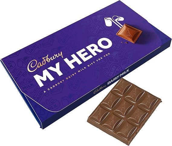 Cadbury My Hero Dairy Milk Chocolate Bar With Gift Envelope