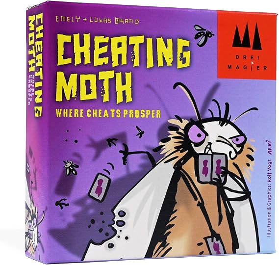Three Magicians | Cheating Moth | Card Game | Ages 7+ | 3-5 Players | 20 Minutes Playing Time