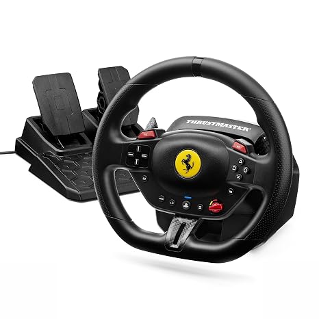 Thrustmaster T98 Ferrari 296 GTB, Racing Wheel for PS5, PS4, PC