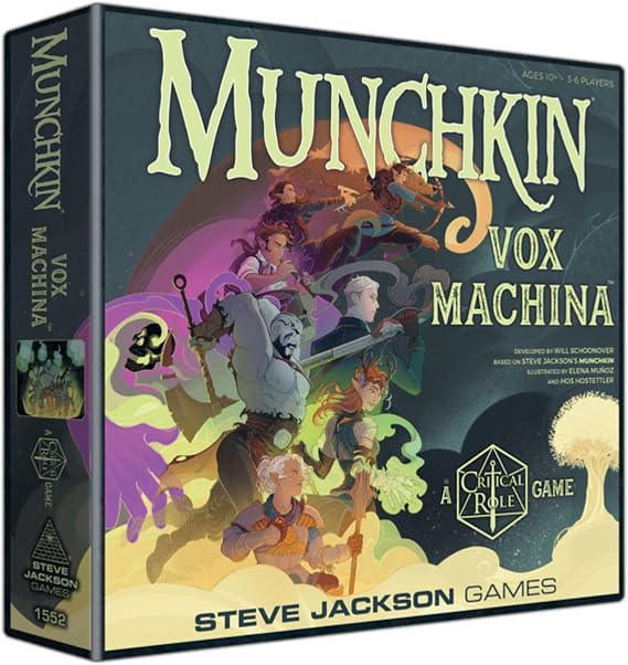 SJG Munchkin Vox Machina, A Critical Role Game, Ages 10+, 3-6 Players