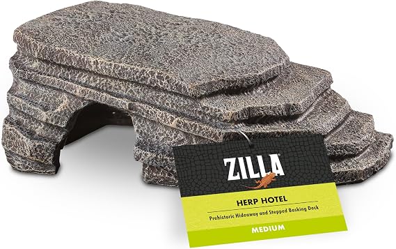 Zilla Herp Hotel Naturalistic Hide, Bearded Dragon Basking Platform