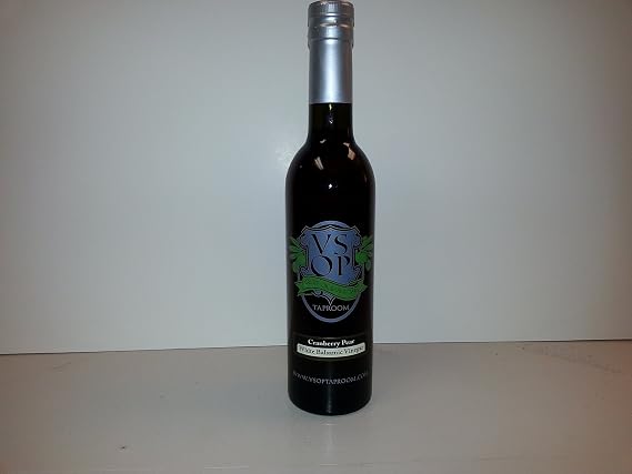 VSOP Cranberry Pear Aged White Balsamic Vinegar of Modena (375 ml / 12.68 oz)