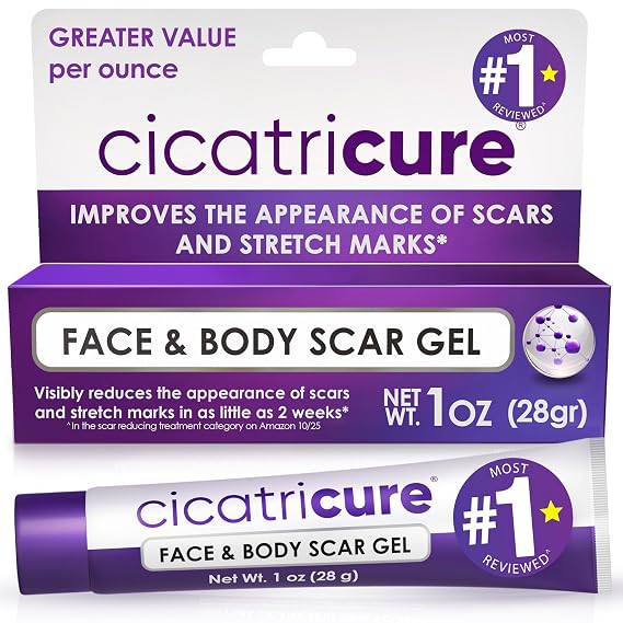Cicatricure Advanced Scar Gel, Proven Results in 2 Weeks, 1 oz (28 g)