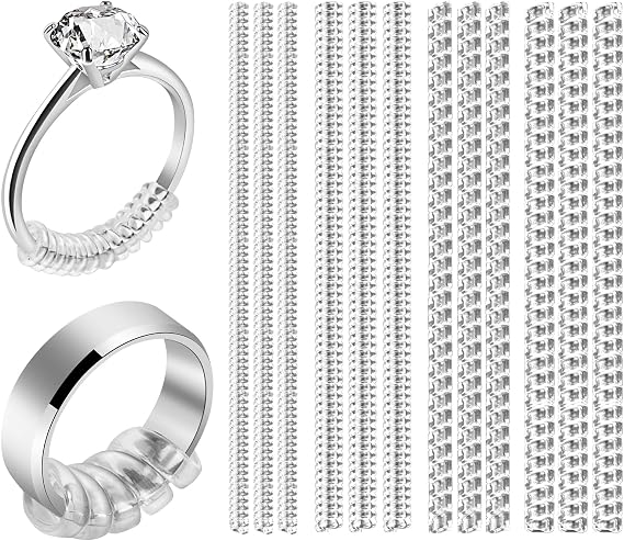 ARCUAT Ring Sizers for Loose Rings, Ring Size Adjuster Spacer Tightener