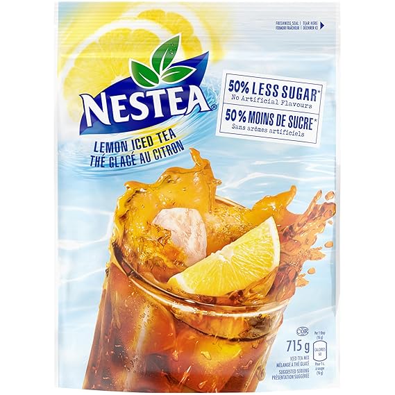 NESTEA Lemon Iced Tea Mix, 715g/25.2 oz., Pouch (Imported from Canada)