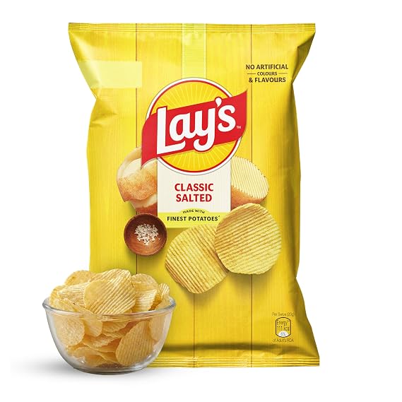 Lays Classic Salted Chips, 52 gram- India