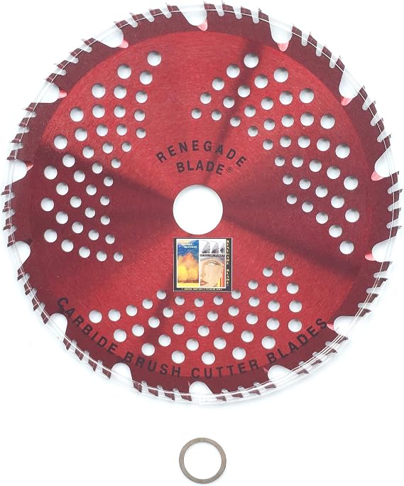 1 Blade 8"-56t Razor/Hybrid - Multi-Purpose Specialty - Carbide Brush Cutter Weed Eater Blades, 203mm