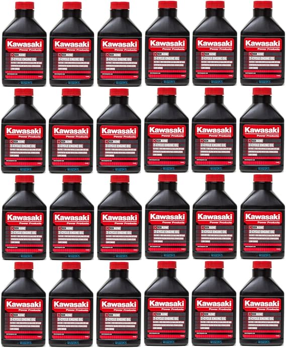 Kawasaki 24PK 6.4oz 50:1 2.5 Gallon 2 Cycle Engine Oil K-TECH Blend 99969-6084