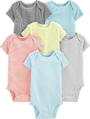 Simple Joys by Carters Unisex Babies Short-Sleeve Bodysuit