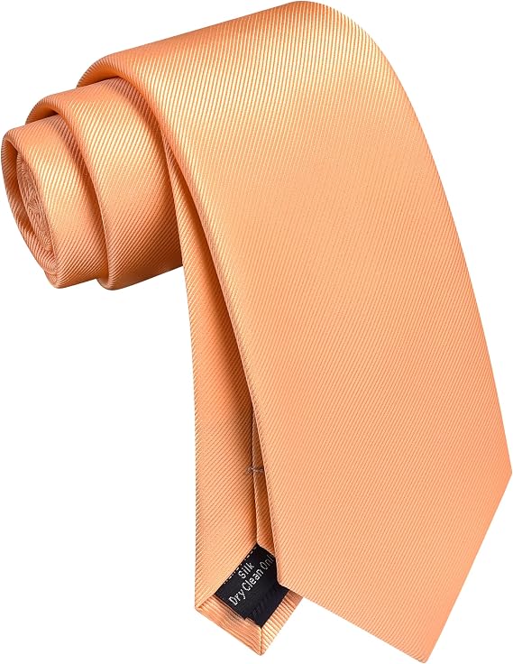 Branduce 63'' XL Tie Mens Extra Long Solid Woven Necktie for Men Big and Tall + Gift Box
