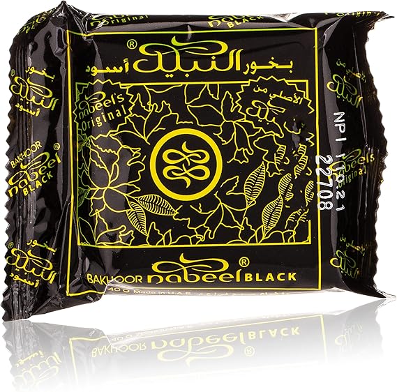 Bakhoor Nabeel Black Incense 40gm by Nabeel