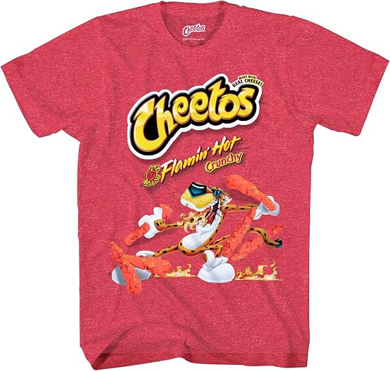 Cheetos T-Shirt - Men's Flamin Hot Shirt with Chester Cheetah