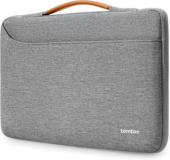 tomtoc 360° çanta kılıfı için 15 inç Yeni MacBook Air M3/A3114 M2/A2941 2024-2023, 15 inç Microsoft Surface Laptop 6/5/4, Su İtici Laptop Çantası Laptop Kılıfı
