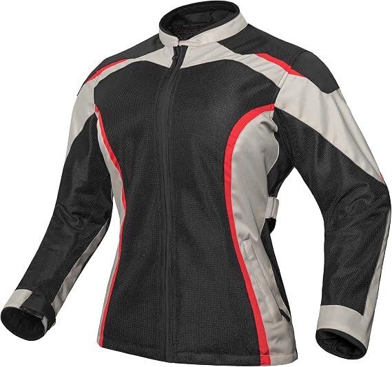 WICKED STOCK-Womens Motorcycle Jacket-CE LEVEL ARMOR-Mesh motorcycle jacket-motorcycle jacket women-Abrasion Resistant Jacket