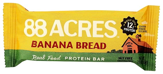 88 Acres Banana Bread Seed Protein Bar, 1.9 OZ
