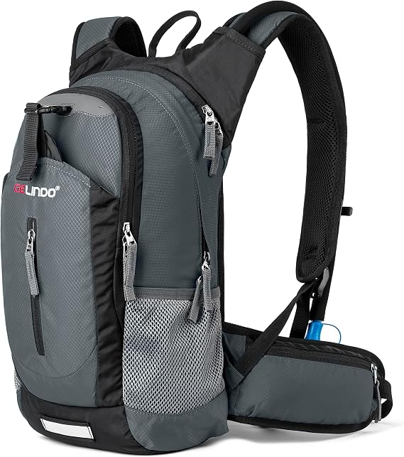 Hydration Backpack Insulated Pack with 2.5L BPA Free Bladder: Water Backpack for Men Women - 18L Hydration Backpacks for Hiking Festival Cycling Running Biking