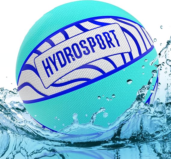 Pool Basketball (Size 3) - Pool Toys for Kids, Teens, Adults - Water Basketball for Pools Party - Waterproof Swimming Balls - Water Toys for Kids Ages 8-12 - Lake, Beach Accessories - Summer Games