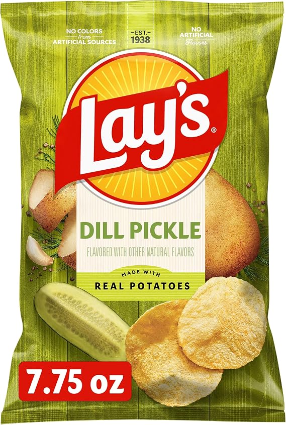 Lay's Dill Pickle Flavored Potato Chips - 7.75oz