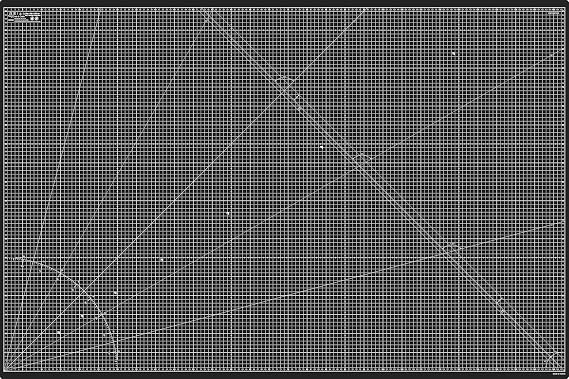 Elan Cutting Mat 150x100 Black and Taupe, 5-Ply Craft Mat, Self-Healing Cutting Board Craft, Art Mat, Self Healing Cutting Mat 150 x 100, Dressmaking Accessories for Sewing, Quilting, and Crafting
