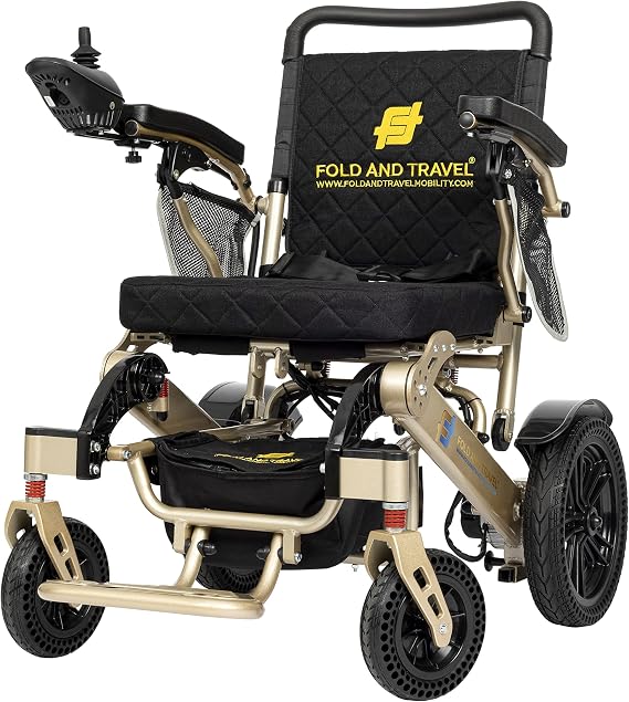 Premium Lightweight Auto Folding Electric Wheelchair Automatic Fold Powered Wheel Chair
