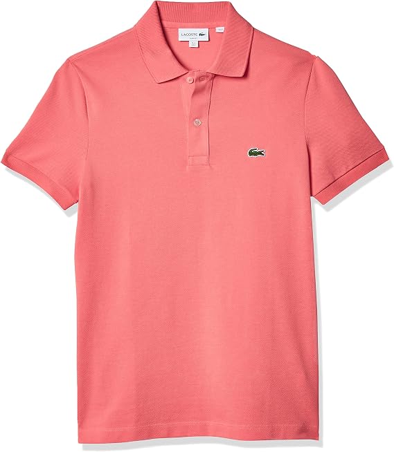 Lacoste Men's Classic Pique Slim Fit Short Sleeve Polo Shirt, wht
