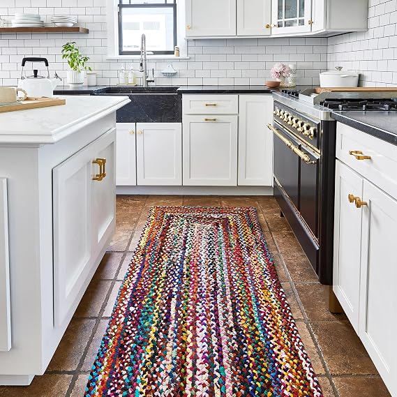 nuLOOM Tammara Multicolor Ombre Braided Runner Rug, 2' x 10'