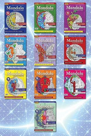 Maxi Mandala 10'lu Set - 10 Kitap