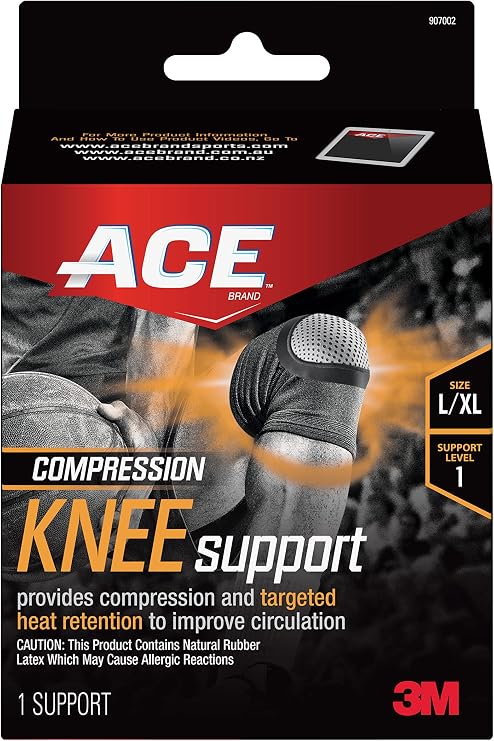 ACE Compression Knee Support, Large/X-Large,907002