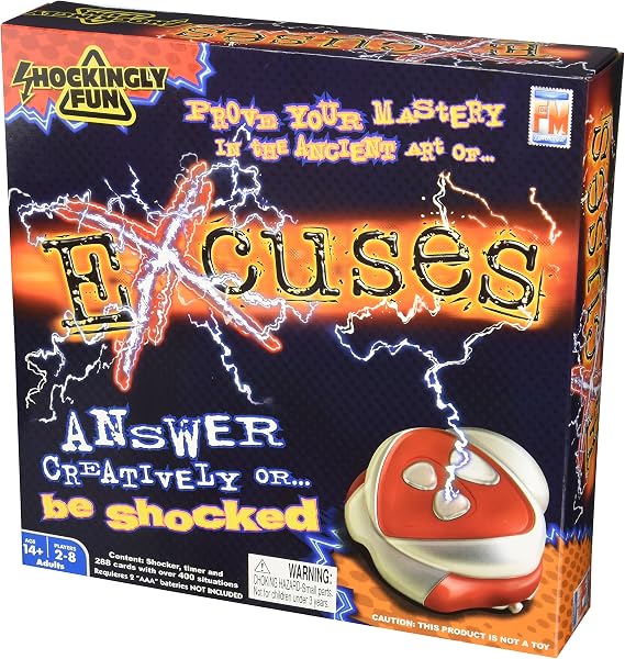 Fotorama Excuses Game The Shockingly Fun Card Game. Answer Correctly Or Be Shocked