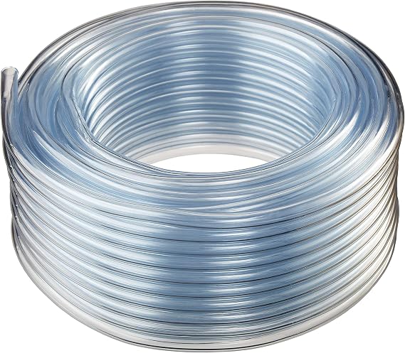 TekTube Flexible Non-Toxic, BPA Free, Crystal Clear Vinyl Tubing (1" ID x 1 1/4" OD x 50 ft)